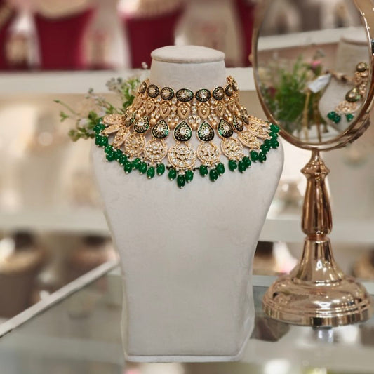 Lipikia Polki Choker Set