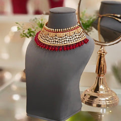 Ganpati Ruby Antique Choker Set