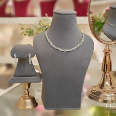 Niasa Cz Neckline set