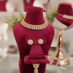 Ganga Polki Neckline Set