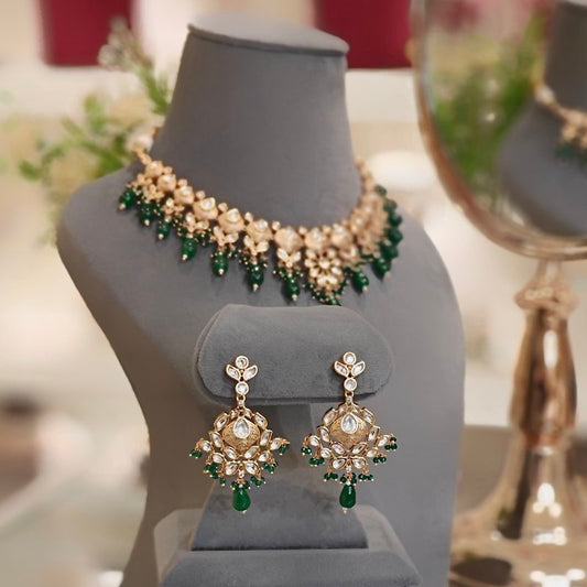 Nivya Green Polki Set