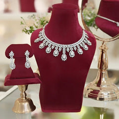 Cindy Indo western neckline set