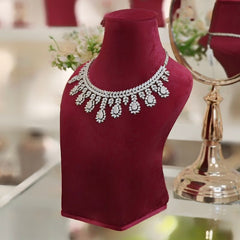 Cindy Indo western neckline set