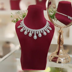 Cindy Indo western neckline set