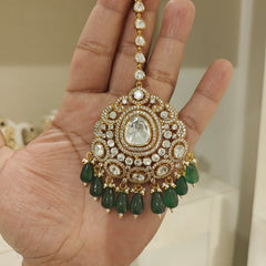 Zehraab Moissanite MaangTikka