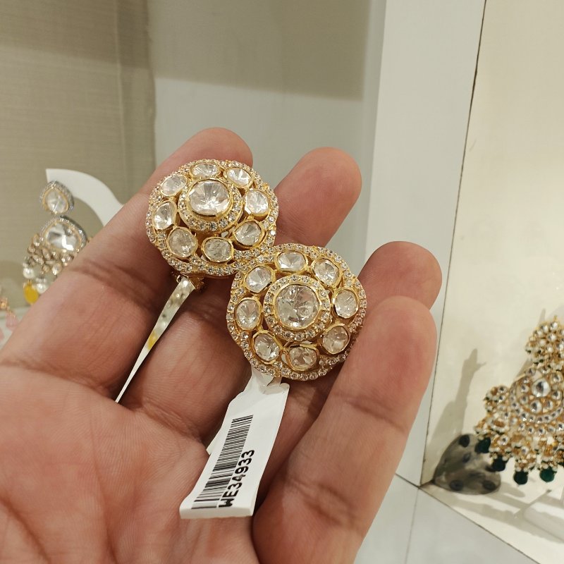 Mehraab Moissanite silver Studs