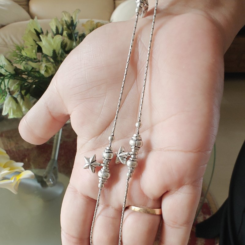 Amanat silver payal