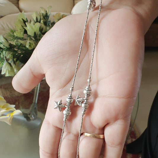 Amanat silver payal