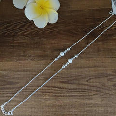 Neeru silver oxidised payal