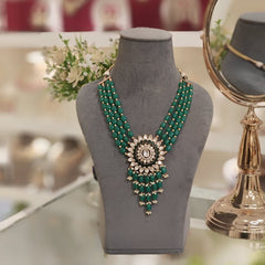 Hamida long Polki Set