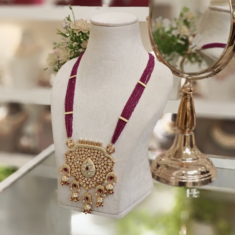 Ganesha long polki set