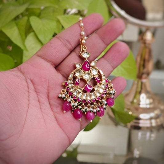 Saania paachi kundan tikka