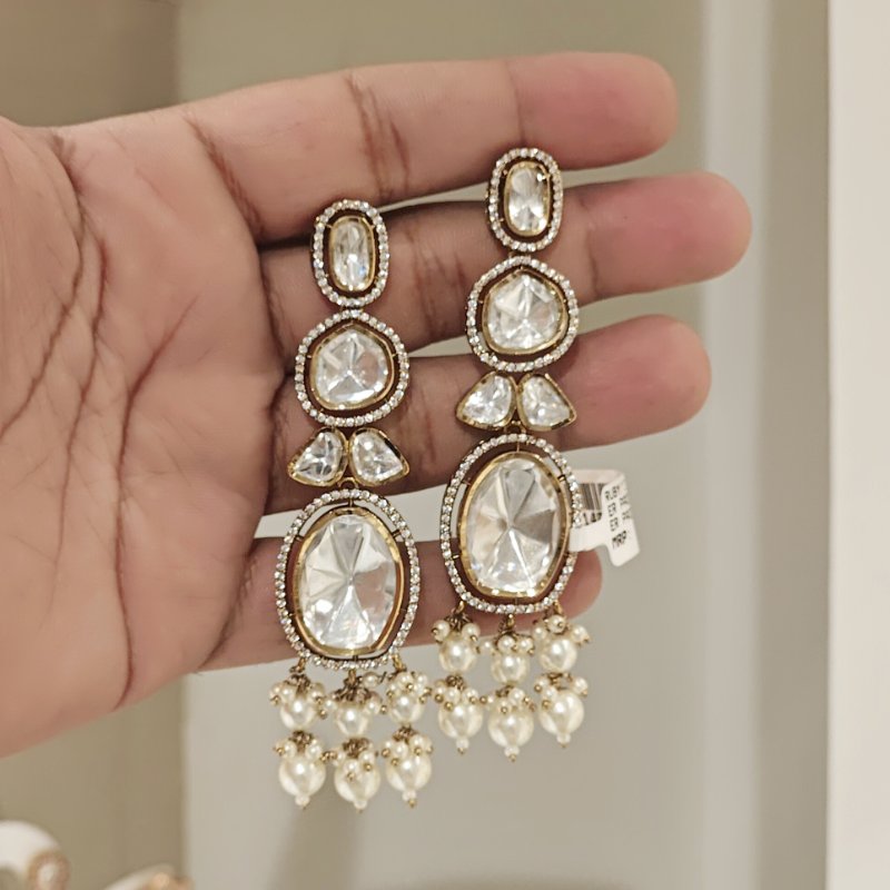 Almeda polki danglers (Green, Hot Pink, Mint Green, pearl)