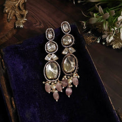 Almeda polki danglers (Pink)