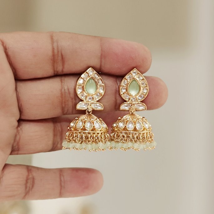 Avni Grey polki jhumka