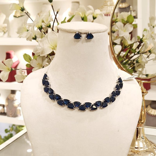 Amera Royal Blue necklace set