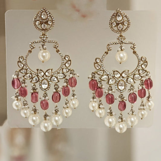 Anjana Wine polki danglers