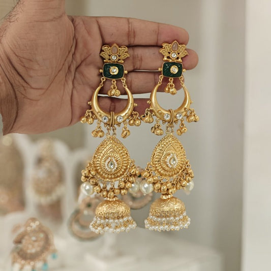 Ashi Heritage Polki Earrings