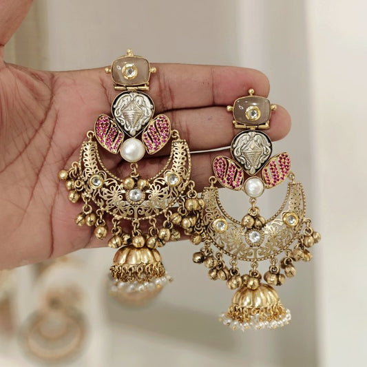 Aheliya Heritage chaandbali jhumka