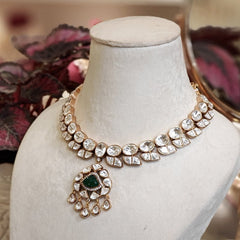 Aaravali moissanite polki set