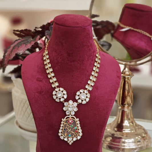 Dhaani Mid lenght polki set