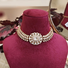 Rashi Polki Choker Set