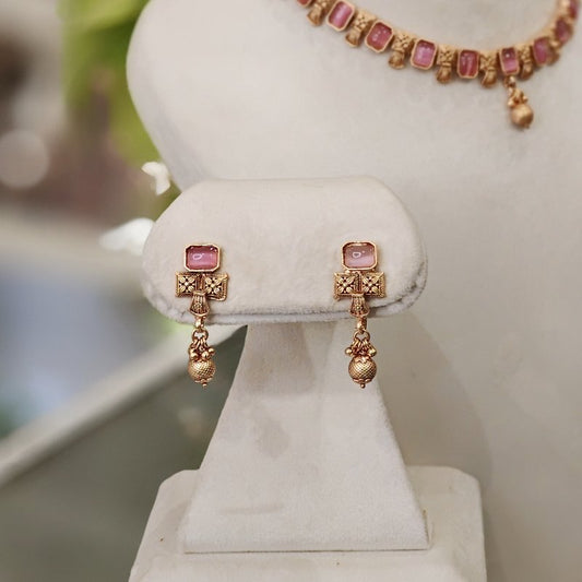 Raveena gold plated set