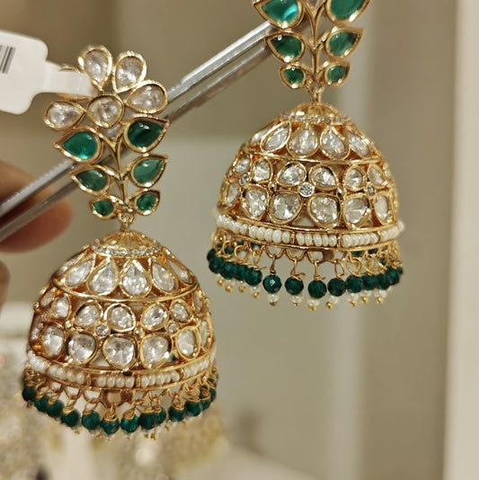 Amanaat Polki jhumki