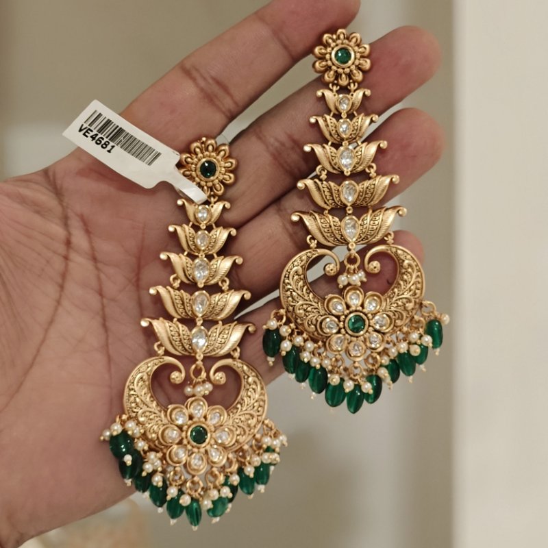 Chelisa heritage earrings (Green)