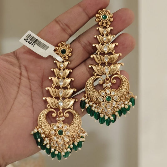 Chelisa heritage earrings (Green)