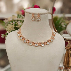 Amaanat Polki Neckline Set