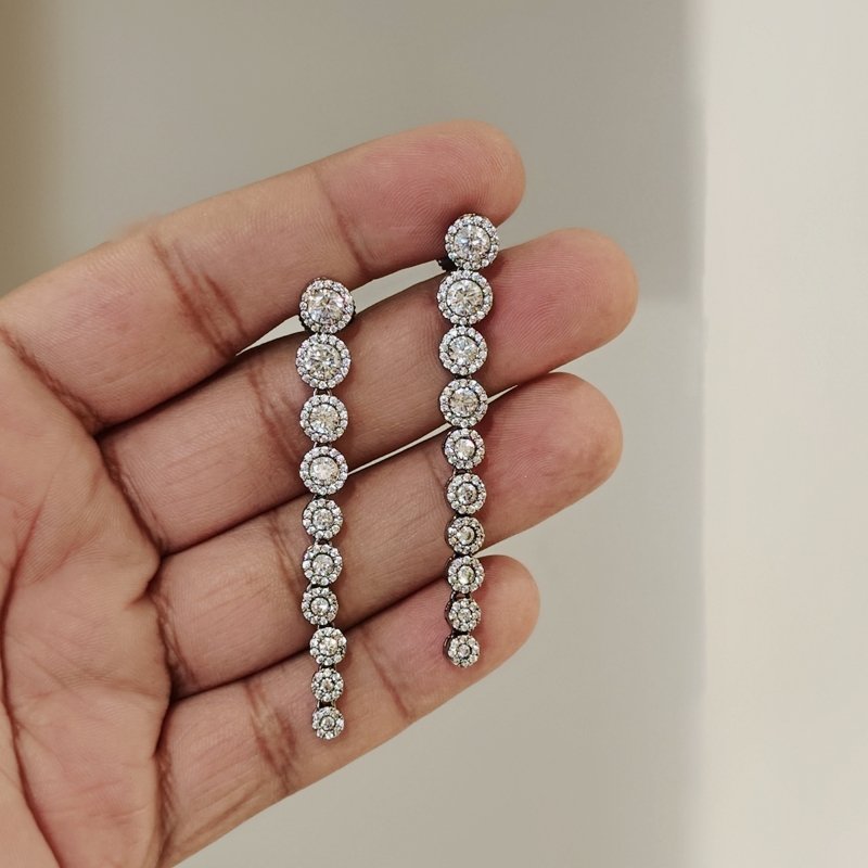 Reha long AD earrings