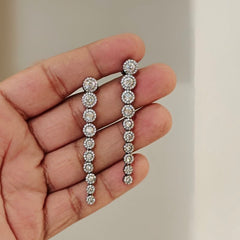 Reha long AD earrings