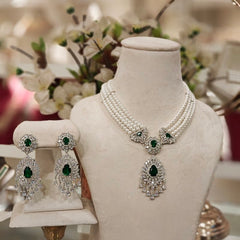 Revah Pendent Set (Ruby Red)