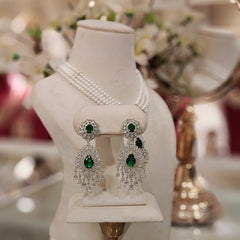 Revah Pendent Set (Ruby Red)