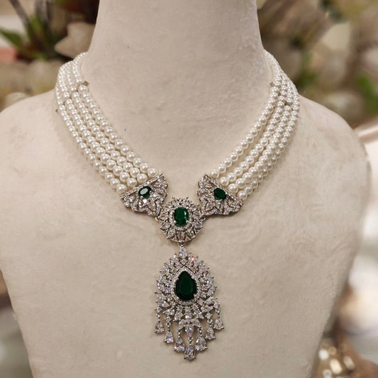 Revah Pendent Set (Ruby Red)