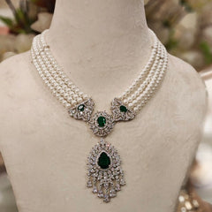 Revah Pendent Set (Ruby Red)