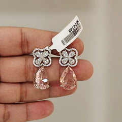 Iliana Pink Earrings