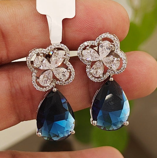 Iliana Royal Blue Earrings