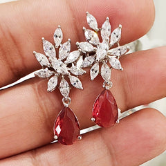 Maria Ruby Earrings