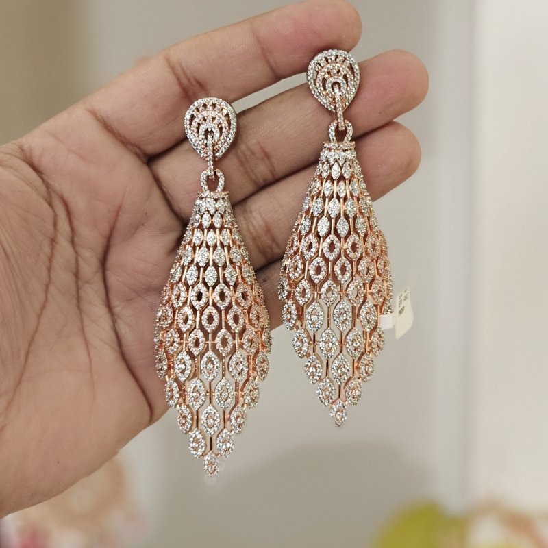 Meenaz Rose Earrings
