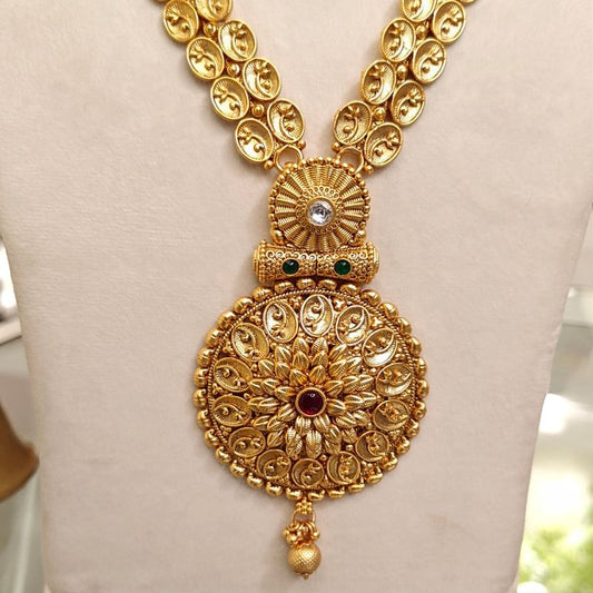 Sarika Golden Long Set