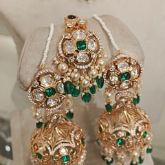 Saundarya Emerald Green set