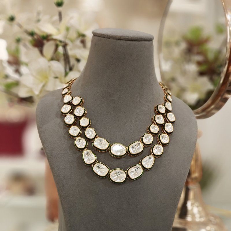 Lahsa Two Line Polki Set