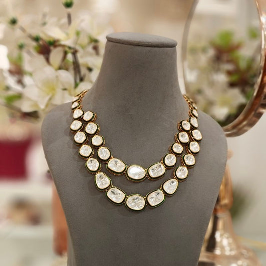 Lahsa Two Line Polki Set