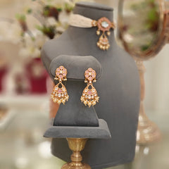 Amira choker set (pink)