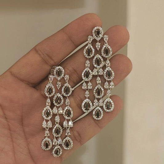 Amelia Black AD earrings