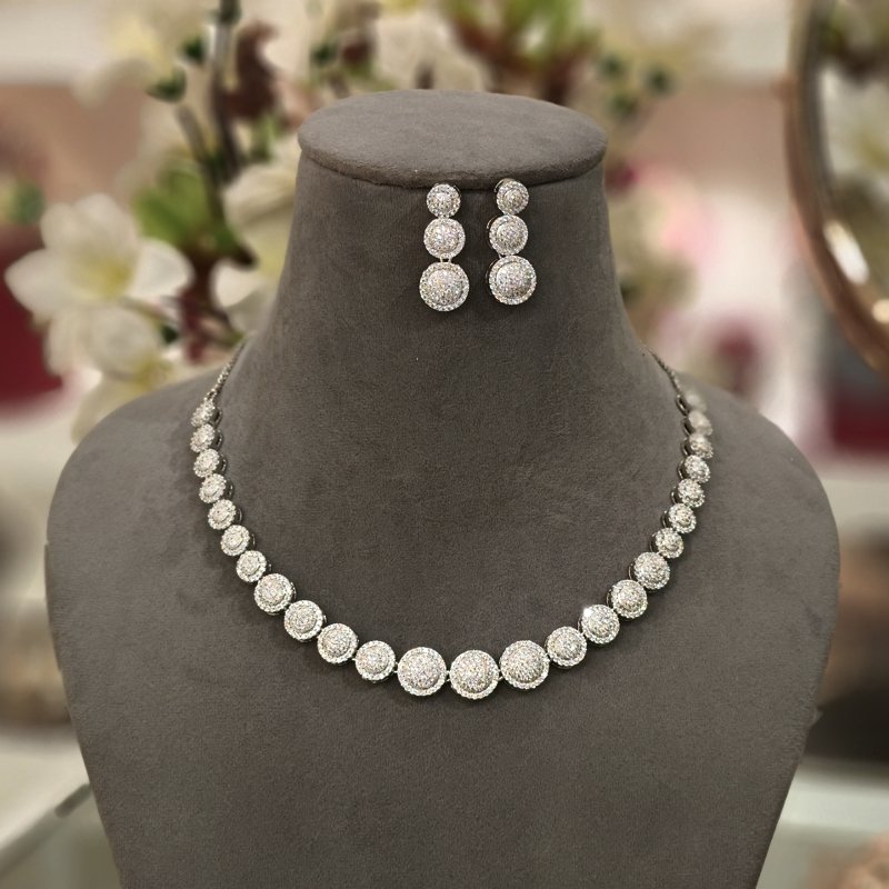 Golkunda AD Necklace Set