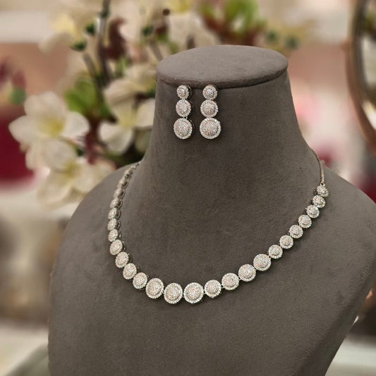 Golkunda AD Necklace Set