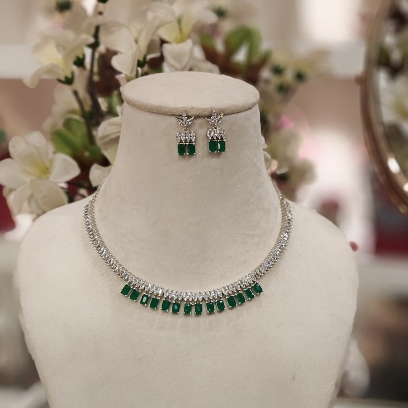 Meera AD Necklace set